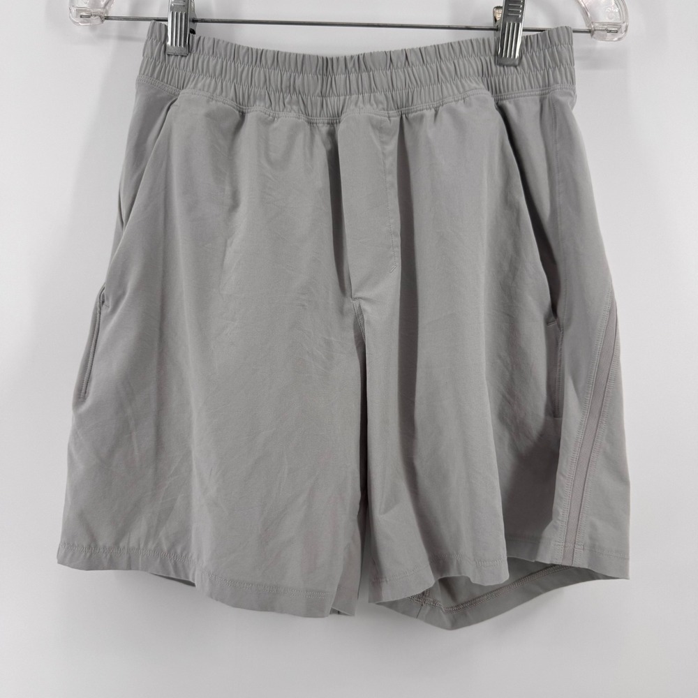 Lululemon T.H.E. Short 7" Nulux Mens S Grey Athletic Training Running LM7B80S